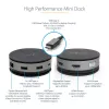 StarTech.com USB-C kelių prievadų adapteris – USB 3.1 Gen 2 10Gbps Type-C mini dokas su 4K 60Hz HDMI/DisplayPort arba 1080p VGA, 75W PD perdavimu, 3 prievadų USB šakotuvu, GbE – mobilioji stotelė