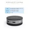 StarTech.com USB-C kelių prievadų adapteris – USB 3.1 Gen 2 10Gbps Type-C mini dokas su 4K 60Hz HDMI/DisplayPort arba 1080p VGA, 75W PD perdavimu, 3 prievadų USB šakotuvu, GbE – mobilioji stotelė