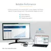 StarTech.com USB-C kelių prievadų adapteris – USB 3.1 Gen 2 10Gbps Type-C mini dokas su 4K 60Hz HDMI/DisplayPort arba 1080p VGA, 75W PD perdavimu, 3 prievadų USB šakotuvu, GbE – mobilioji stotelė