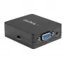 Konverteris VGA į RCA ir S-Video StarTech.com – USB maitinimas, aktyvus vaizdo keitiklis, juodos spalvos, CE, FCC, REACH, 1920 x 1080 pikselių, 640 x 480, 1920 x 1080 pikselių, 60 Hz