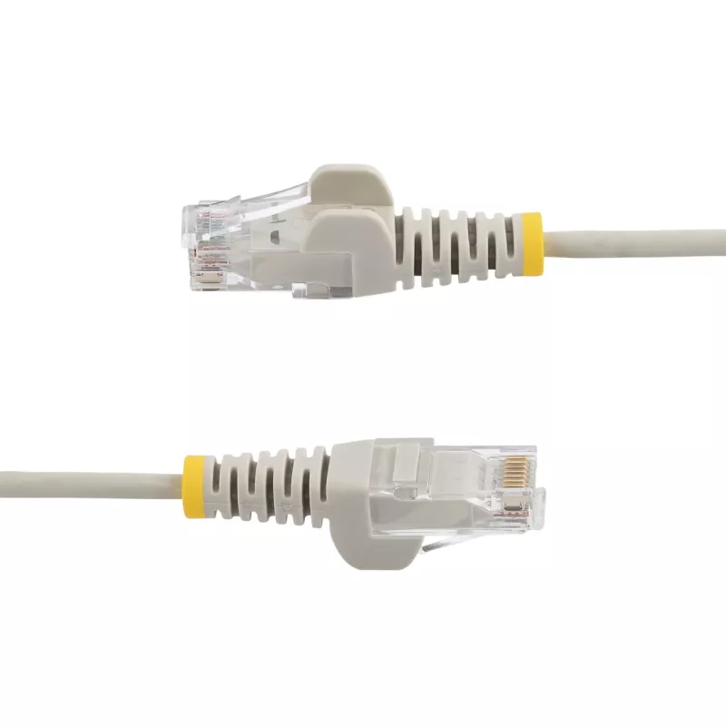 StarTech.com 1 m CAT6 kabelis - plonas - RJ45 kištukai su apsauga nuo užkabinimo - pilkas