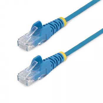 StarTech.com 3 m CAT6 kabelis – plonas – RJ45 kištukai su apsauga nuo užkabinimo – mėlynas