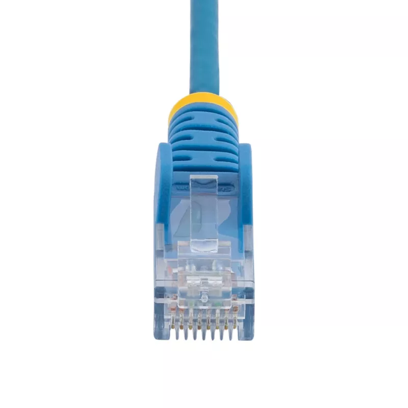 StarTech.com 3 m CAT6 kabelis – plonas – RJ45 kištukai su apsauga nuo užkabinimo – mėlynas