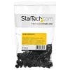 StarTech.com 50 vnt. 10-32 narvelinės veržlės ir varžtai su poveržlėmis - stelažo tvirtinimo komplektas - tinklo/IT įrangos spintos spaustukinės veržlės ir varžtai kvadratinėms skylėms - juodi - TAA