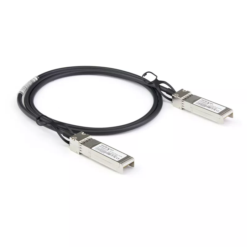 StarTech.com suderinamas su Dell EMC DAC-SFP-10G-2M 2 m 10G SFP+ tiesioginio prijungimo varinis kabelis Twinax - 10GbE SFP+ varinis DAC 10 Gbps mažos galios pasyvus Mini GBIC siųstuvas-imtuvas