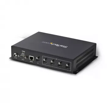 StarTech.com 2x2 HDMI vaizdo sienos valdiklis - 4K 60Hz HDMI 2.0 įvestis į 4x 1080p išvestis - vaizdo sienos procesorius kelių ekranų rodymui - vaizdo sienos skirstytuvas - RS232 / Ethernet valdymas