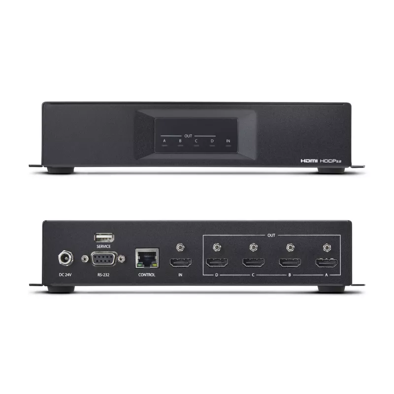 StarTech.com 2x2 HDMI vaizdo sienos valdiklis - 4K 60Hz HDMI 2.0 įvestis į 4x 1080p išvestis - vaizdo sienos procesorius kelių ekranų rodymui - vaizdo sienos skirstytuvas - RS232 / Ethernet valdymas