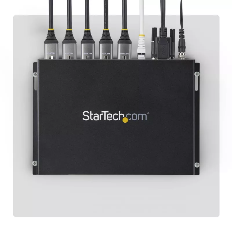 StarTech.com 2x2 HDMI vaizdo sienos valdiklis - 4K 60Hz HDMI 2.0 įvestis į 4x 1080p išvestis - vaizdo sienos procesorius kelių ekranų rodymui - vaizdo sienos skirstytuvas - RS232 / Ethernet valdymas