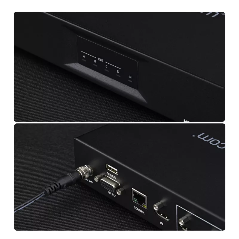 StarTech.com 2x2 HDMI vaizdo sienos valdiklis - 4K 60Hz HDMI 2.0 įvestis į 4x 1080p išvestis - vaizdo sienos procesorius kelių ekranų rodymui - vaizdo sienos skirstytuvas - RS232 / Ethernet valdymas