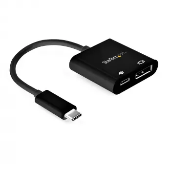 StarTech.com USB-C į DisplayPort adapteris su Power Delivery - 8K 60Hz /4K 120Hz USB Type-C į DP 1.4 vaizdo keitiklis su 60W PD įkrovimo perdavimu - HBR3 - Thunderbolt 3 suderinamas