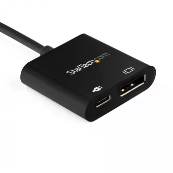 StarTech.com USB-C į DisplayPort adapteris su Power Delivery - 8K 60Hz /4K 120Hz USB Type-C į DP 1.4 vaizdo keitiklis su 60W PD įkrovimo perdavimu - HBR3 - Thunderbolt 3 suderinamas