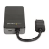 StarTech.com 3 prievadų kelių monitorių adapteris – DisplayPort 1.4 į 3x 4K DisplayPort vaizdo skirstytuvas – dvigubas arba trigubas 4K – nešiojamojo / stalinio kompiuterio DisplayPort MST centras keliems monitoriams – tik Windows PC