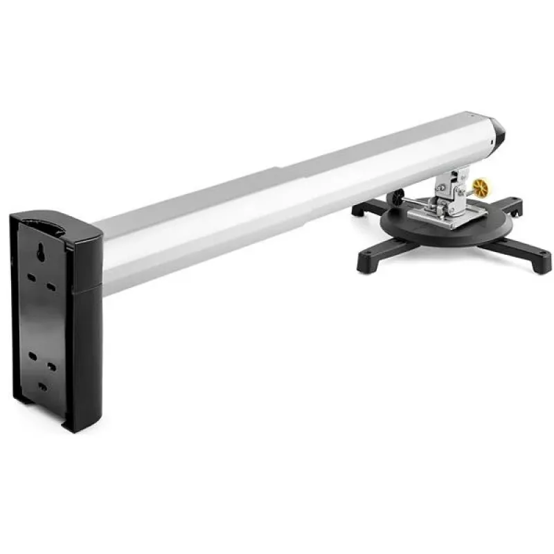 StarTech.com Universalus projektoriaus laikiklis ant sienos – trumpo ir itin trumpo fokusavimo projektoriams iki 15 kg – pakreipimas/pasukimas/rotacija – reguliuojamas atstumas nuo sienos 420–705 mm – TAA