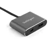 StarTech.com USB-C multiport video adapteris - 4K 60Hz USB-C į HDMI 2.0 arba Mini DisplayPort 1.2 monitoriaus adapteris - USB Type-C 2-in-1 ekrano keitiklis HDMI/MDP HBR2 HDR - TB3 suderinamas