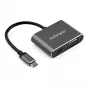 StarTech.com USB-C kelių prievadų vaizdo adapteris – USB-C į 4K 60Hz Mini DisplayPort 1.2 arba 1080p VGA monitoriaus adapteris – USB Type-C 2-in-1 MDP HBR2 HDR/VGA ekrano keitiklis – TB3 suderinamas