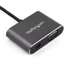 StarTech.com USB-C kelių prievadų vaizdo adapteris – USB-C į 4K 60Hz Mini DisplayPort 1.2 arba 1080p VGA monitoriaus adapteris – USB Type-C 2-in-1 MDP HBR2 HDR/VGA ekrano keitiklis – TB3 suderinamas