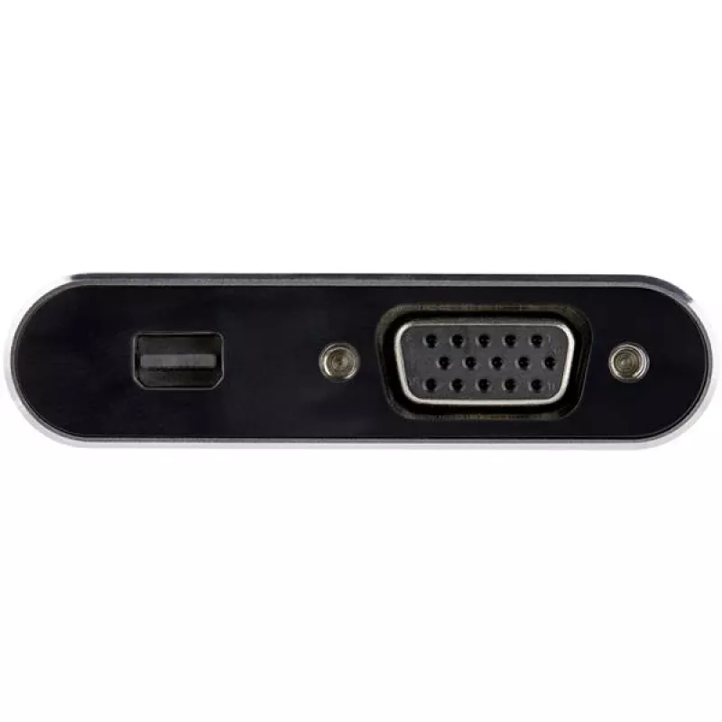 StarTech.com USB-C kelių prievadų vaizdo adapteris – USB-C į 4K 60Hz Mini DisplayPort 1.2 arba 1080p VGA monitoriaus adapteris – USB Type-C 2-in-1 MDP HBR2 HDR/VGA ekrano keitiklis – TB3 suderinamas