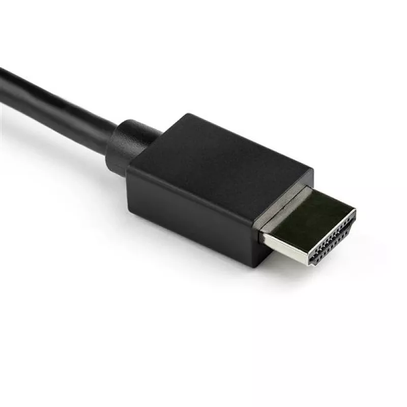 StarTech.com 2m VGA į HDMI keitiklio kabelis su USB garso palaikymu ir maitinimu – analoginis į skaitmeninį vaizdo adapterio kabelis, skirtas VGA kompiuteriui prijungti prie HDMI ekrano – 1080p, vyriškas į vyrišką monitoriaus kabelį