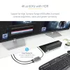 StarTech.com DP į dvigubą HDMI MST HUB - Du HDMI 4K 60Hz - DisplayPort kelių monitorių adapteris su 30cm kabeliu - DP 1.4 Multi Stream Transport Hub, DSC | HBR3 - DP į HDMI skirstytuvas