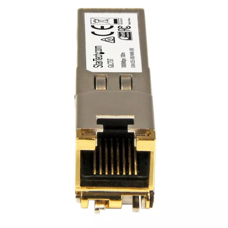 StarTech.com Extreme Networks 10050 suderinamas SFP modulis - 1000BASE-T - SFP į RJ45 Cat6/Cat5e - 1GE Gigabit Ethernet SFP - RJ-45 100 m