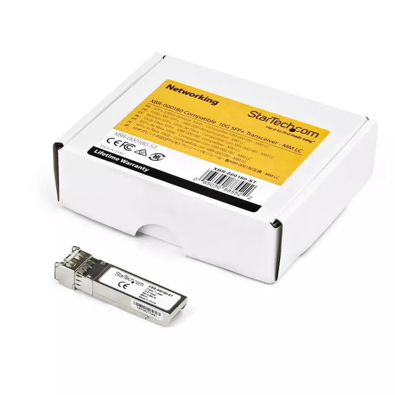 StarTech.com SFP+ modulis, suderinamas su HPE 0231A0A6 – 10GBASE-SR, daugiamodis šviesolaidis (MMF), 10GE Gigabit Ethernet SFP+, LC 300 m, 850 nm, DDM
