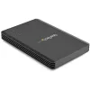 StarTech.com 4 Bay Thunderbolt 3 NVMe korpusas, M.2 NVMe SSD diskams, 1x DisplayPort vaizdo / 2x TB3 išvesties prievadai, 40Gbps, 72W maitinimo blokas, išorinis kietojo disko korpusas