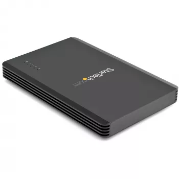 StarTech.com 4 Bay Thunderbolt 3 NVMe korpusas, M.2 NVMe SSD diskams, 1x DisplayPort vaizdo / 2x TB3 išvesties prievadai, 40Gbps, 72W maitinimo blokas, išorinis kietojo disko korpusas