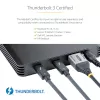 StarTech.com 4 Bay Thunderbolt 3 NVMe korpusas, M.2 NVMe SSD diskams, 1x DisplayPort vaizdo / 2x TB3 išvesties prievadai, 40Gbps, 72W maitinimo blokas, išorinis kietojo disko korpusas