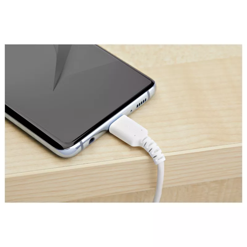 StarTech.com 2m USB A į USB C įkrovimo laidas – patvarus greitam įkrovimui ir sinchronizavimui USB 2.0 į USB Type C duomenų laidas – tvirtas TPE apvalkalas, aramido pluoštas, M/M, 3A, baltas
