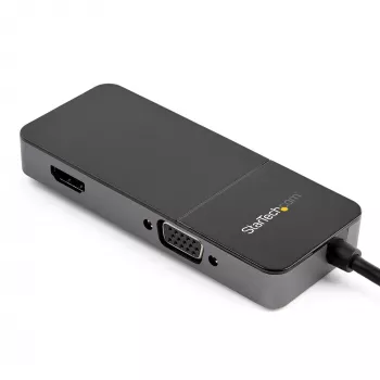 StarTech.com USB 3.0 į HDMI ir VGA adapteris – 4K/1080p USB Type-A dviejų monitorių multiport adapteris – išorinė vaizdo plokštė keliems ekranams