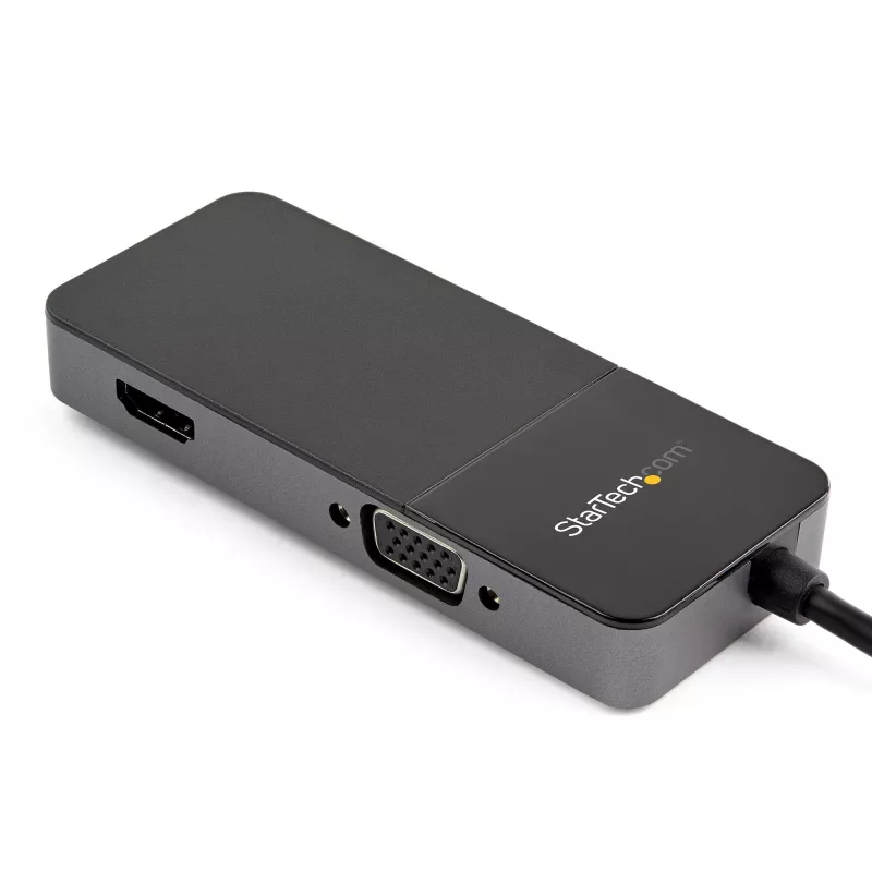 StarTech.com USB 3.0 į HDMI ir VGA adapteris – 4K/1080p USB Type-A dviejų monitorių multiport adapteris – išorinė vaizdo plokštė keliems ekranams