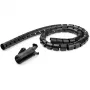 StarTech.com 2,5 m (8,2 pėdos) kabelių valdymo spiralinė rankovė - 25 mm (1 colio) skersmuo