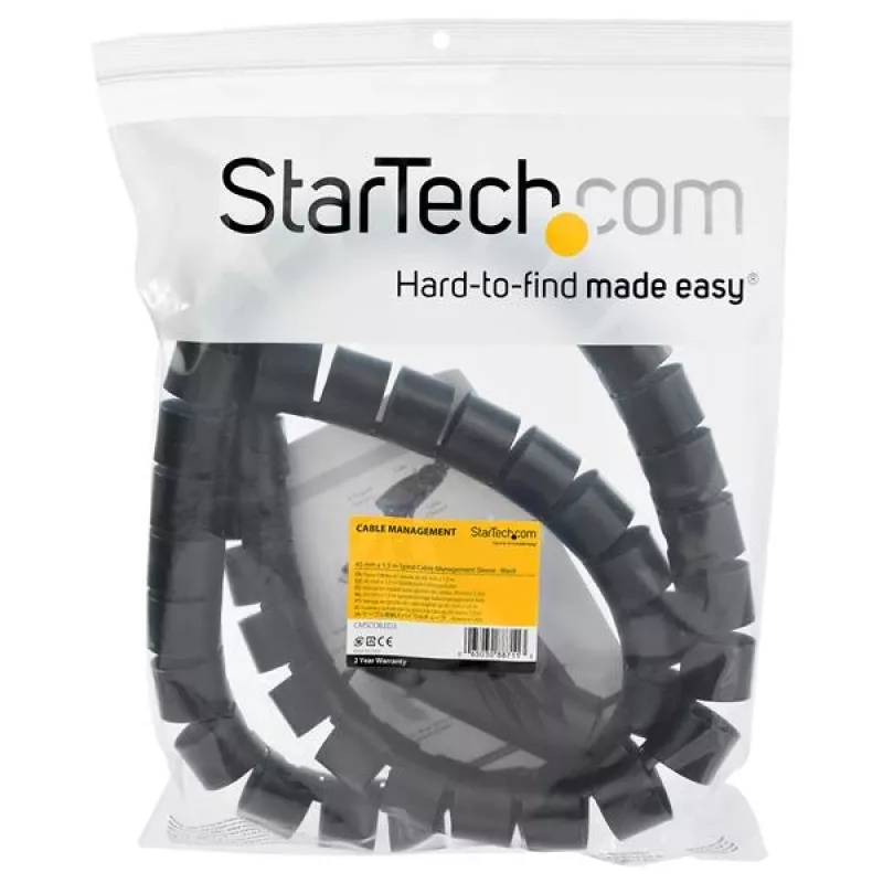 StarTech.com 1,5 m kabelių valdymo spiralinė rankovė - 45 mm skersmuo