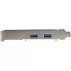 „StarTech.com“ 2 prievadų USB PCIe kortelė su 10 Gbps/prievadas – USB 3.1/3.2 Gen 2 Type-A PCI Express 3.0 x2 pagrindinio valdiklio plėtinio kortelė – pilno/žemo profilio – skirta „Windows“ ir „Linux“