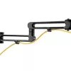 StarTech.com ARMDUAL3 – Dviguba monitorių rankena su C spaustuvu, VESA, iki 32 colių, reguliuojamas aukštis/pakreipimas/pasukimas/sukimas