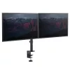 StarTech.com ARMDUAL3 – Dviguba monitorių rankena su C spaustuvu, VESA, iki 32 colių, reguliuojamas aukštis/pakreipimas/pasukimas/sukimas
