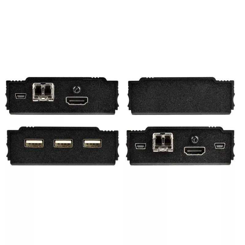 StarTech.com 4K HDMI KVM ilgintuvas per šviesolaidį - HDMI vaizdo ir USB nuotolinis KVM jungiklis/konsolės ilgintuvas - iki 300 m (daugiamodis) - 2x 10G MMF SFP+ moduliai - KVM ilginimo rinkinys (TX/RX)