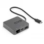 StarTech.com USB-C kelių prievadų adapteris – USB 3.1 Gen 2 Type-C mini dokas – USB-C į 4K HDMI arba 1080p VGA vaizdą – 10Gbps USB-A, USB-C, GbE – nešiojamas kelioninis nešiojamojo kompiuterio dokas – veikia su Thunderbolt 3