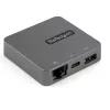 StarTech.com USB-C kelių prievadų adapteris – USB 3.1 Gen 2 Type-C mini dokas – USB-C į 4K HDMI arba 1080p VGA vaizdą – 10Gbps USB-A, USB-C, GbE – nešiojamas kelioninis nešiojamojo kompiuterio dokas – veikia su Thunderbolt 3