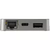 StarTech.com USB-C kelių prievadų adapteris – USB 3.1 Gen 2 Type-C mini dokas – USB-C į 4K HDMI arba 1080p VGA vaizdą – 10Gbps USB-A, USB-C, GbE – nešiojamas kelioninis nešiojamojo kompiuterio dokas – veikia su Thunderbolt 3