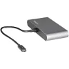 StarTech.com Dviejų monitorių Thunderbolt mini dokas, 4K 60Hz HDMI, tvarkyklių nereikalaujantis centras, Gigabit Ethernet, 1x USB 5Gbps ir 1x USB 2.0, 28 cm kabelis