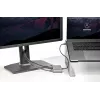StarTech.com Dviejų monitorių Thunderbolt mini dokas, 4K 60Hz HDMI, tvarkyklių nereikalaujantis centras, Gigabit Ethernet, 1x USB 5Gbps ir 1x USB 2.0, 28 cm kabelis