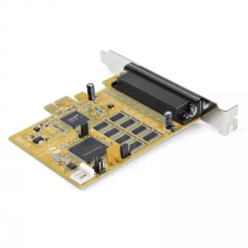 StarTech.com 8 prievadų PCI Express RS232 nuosekliojo ryšio adapterio kortelė, PCIe RS232 nuoseklioji kortelė, 16C1050 UART, kelių prievadų DB9 valdiklio / išplėtimo kortelė, 15kV ESD apsauga, skirta tik Windows - TAA