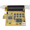 StarTech.com 8 prievadų PCI Express RS232 nuosekliojo ryšio adapterio kortelė, PCIe RS232 nuoseklioji kortelė, 16C1050 UART, kelių prievadų DB9 valdiklio / išplėtimo kortelė, 15kV ESD apsauga, skirta tik Windows - TAA