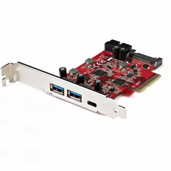 „StarTech.com“ 5 prievadų USB PCIe kortelė – 10Gbps USB 3.1 Gen 2 PCIe kortelė su 1x USB-C ir 2x USB-A – 1x 2 prievadų IDC (vidinis 5Gbps USB lizdų plėtinys) – USB-C PCI Express valdiklio kortelė