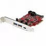 „StarTech.com“ 5 prievadų USB PCIe kortelė – 10Gbps USB 3.1 Gen 2 PCIe kortelė su 1x USB-C ir 2x USB-A – 1x 2 prievadų IDC (vidinis 5Gbps USB lizdų plėtinys) – USB-C PCI Express valdiklio kortelė