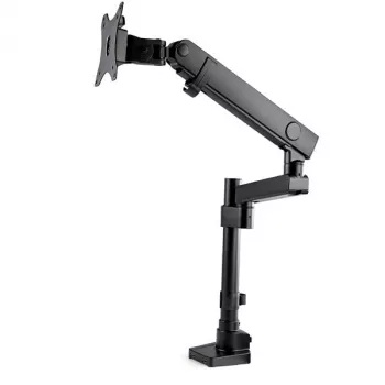 StarTech.com ARMPIVOT2USB3 stalinis monitoriaus laikiklis su 2x USB 3.0 prievadais, pilnas judesys, iki 34 colių (8 kg) VESA, spaustuvinis/įkišamas tvirtinimas, mechaninė spyruoklė