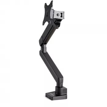 StarTech.com stalinis monitoriaus laikiklis su 2x USB 3.0 prievadais, plonas viso judesio vieno monitoriaus tvirtinimas, iki 34 colių (8 kg) VESA, spaustuvinis/įleidžiamas montavimas, mechaninė spyruoklė