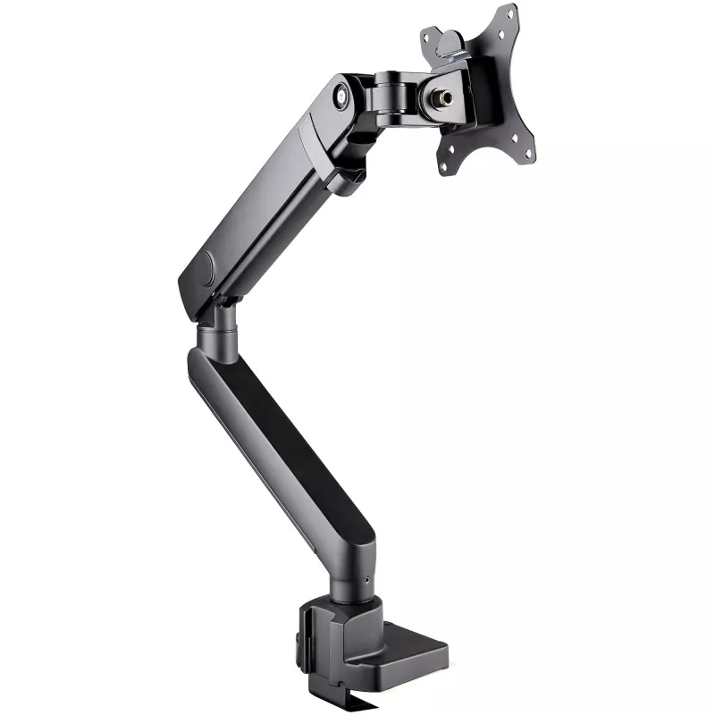 StarTech.com stalinis monitoriaus laikiklis su 2x USB 3.0 prievadais, plonas viso judesio vieno monitoriaus tvirtinimas, iki 34 colių (8 kg) VESA, spaustuvinis/įleidžiamas montavimas, mechaninė spyruoklė