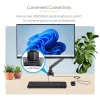 StarTech.com stalinis monitoriaus laikiklis su 2x USB 3.0 prievadais, plonas viso judesio vieno monitoriaus tvirtinimas, iki 34 colių (8 kg) VESA, spaustuvinis/įleidžiamas montavimas, mechaninė spyruoklė